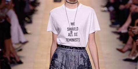 we should all be feminist t-shirt dior|dior t shirt fashion show.